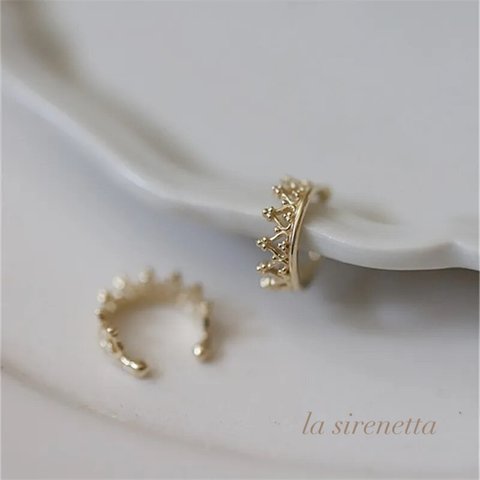 受注製作 ＊ crown ear cuff