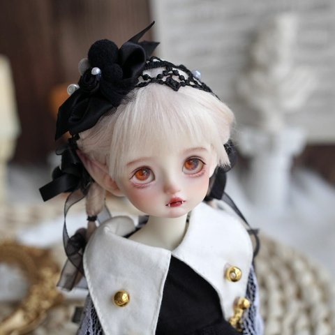 オビツ11ウィッグ 手編みウィッグカツラdollBJD1/4BJD1/6BJD1/8