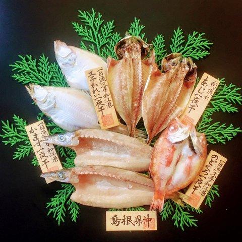 New！おうちごはんにお魚♪島根県沖おためし干物セット～日本海で前日まで泳いでいたお魚で造りました♪