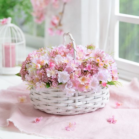 春を告げる桜のバスケット / Cherry Blossom Basket