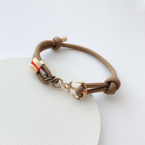 BRACELET:「Brown」anchor