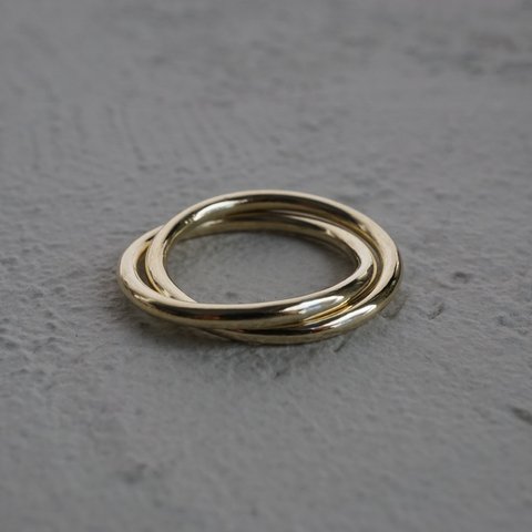 double ring 2.0mm（brass）