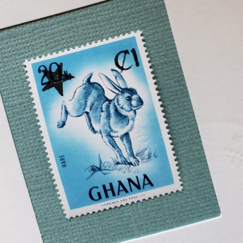 ちいさなartmuseum　Ghana　stamp　