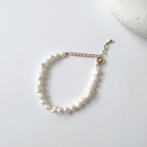 淡水真珠：pearl bracelet (MTN)