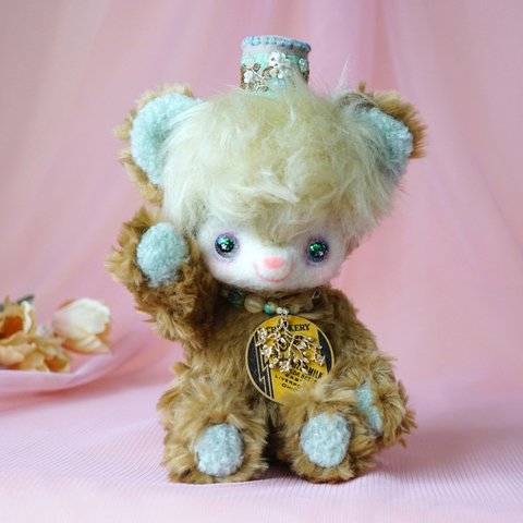 オハナベア　アートドールブラウン　Ohana Bear Art Doll Brown