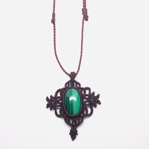 Malachite necklace♡（マラカイト）