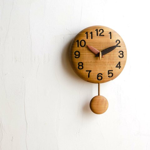 ～手作り木製振り子時計～（18cm）