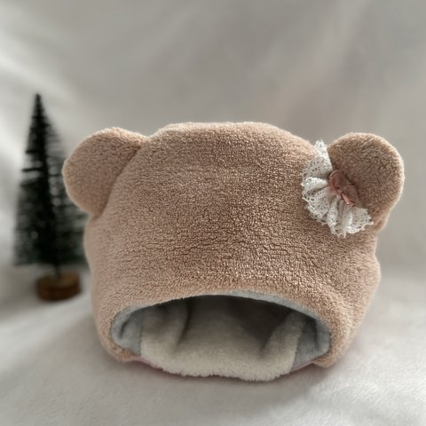 トワ様専用💗ハムスターのあったかテント⛺ふわふわくまさん　キンクマサイズ