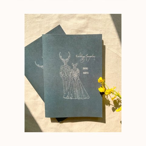 8P　1部439円~【席次表】プロフィールブック　-deer-