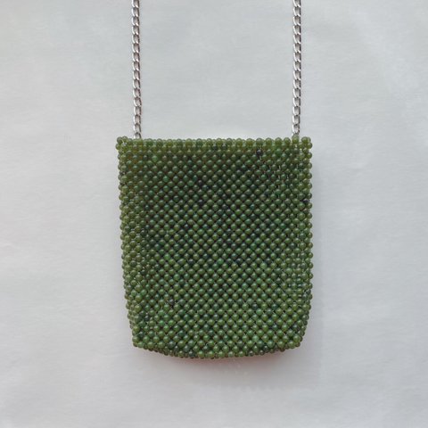 beads bag M size khaki