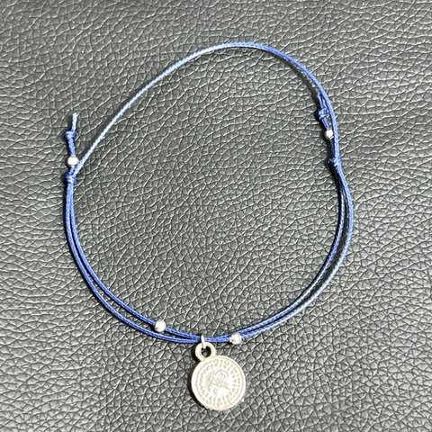 Coin charm anklet
