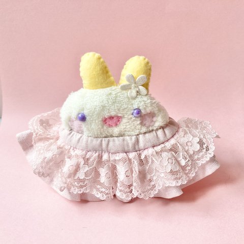 ふんわりカラーのお花うちゃぼん　うちゃぼん　1８号　うさぎ　ぬいぐるみ　ゆめかわいい