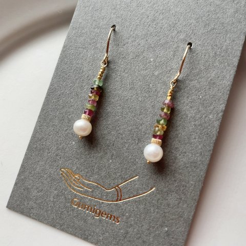 Indrēṇī : Freshwater Pearl Earring