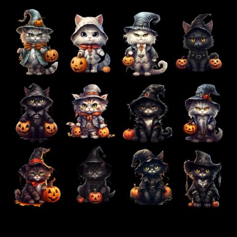 HALLOWEEN CAT Vol.2 フレークシール