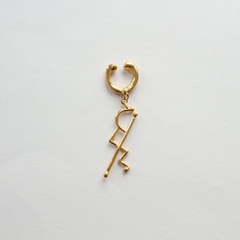 Scribble ear cuff