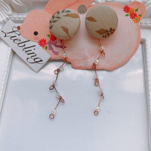 【Liebling】くるみボタンピアス