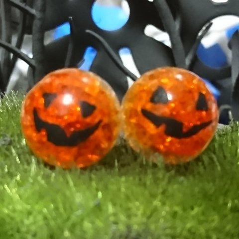 ハロウィン カボチャ ビーズ 2個セット