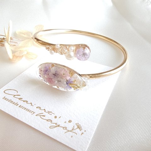 ⋆⸜ɴᴇᴡ⸝⋆お花ꕤ୭ のOvall  ﾊﾞﾝｸﾞﾙ  purple×pink