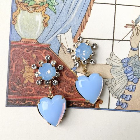 love blue opal pierce / earring