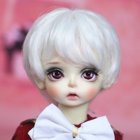 BJD 1/3 1/4  1/6人形 ドール用ウィッグ カツラ 耐熱 ハンドメイドzxww-402