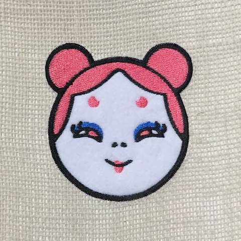 ひなちゃんフェルト刺繍パッチ