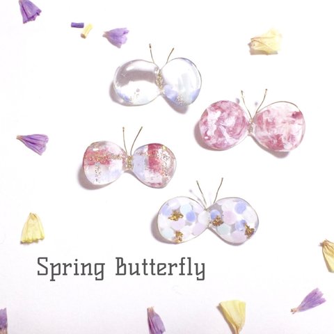 Spring  Butterfly《ピアスorイヤリング》