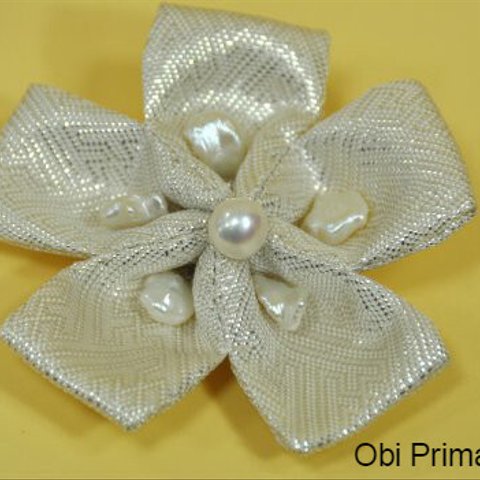 感謝祭・・・「特許商品」Obi　Prima puchi  シルバーの花