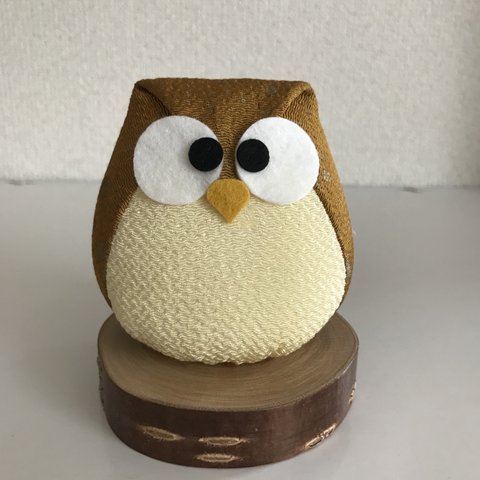 福・梟♪手作り　ふくろう　幸せ♪ふっくらふくろうさん