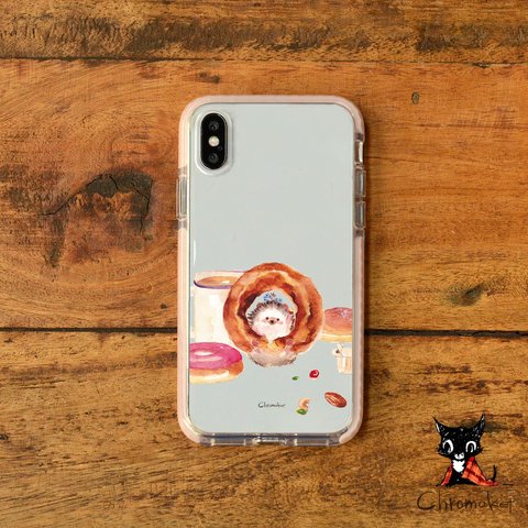 スマホケース クリアケース ドーナツ