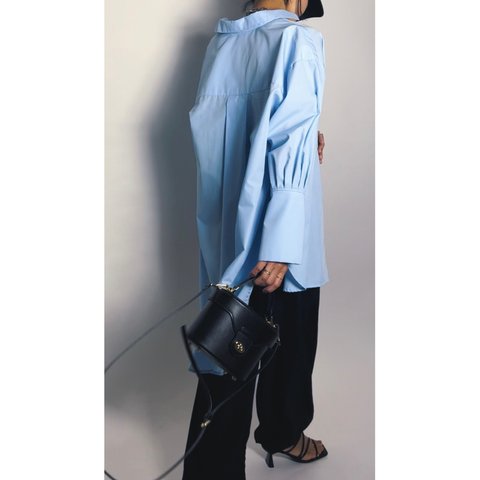 オーバーサイズシャツ【Over size shirt】Light blue