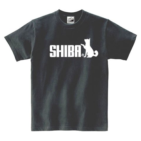 ［SHIBA］5oz柴犬お手Ｔシャツ　面白い　パロディ　おもしろ