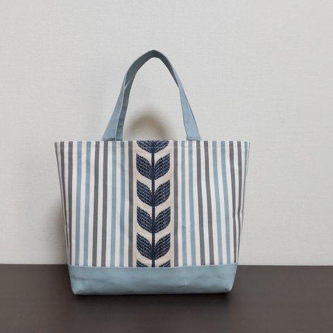 トルコ刺繍リボン×お洒落なトートバッグ （ 少し小さ目）