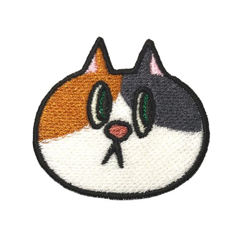 🐱三毛猫ちゃんワッペン🐱刺繍シール