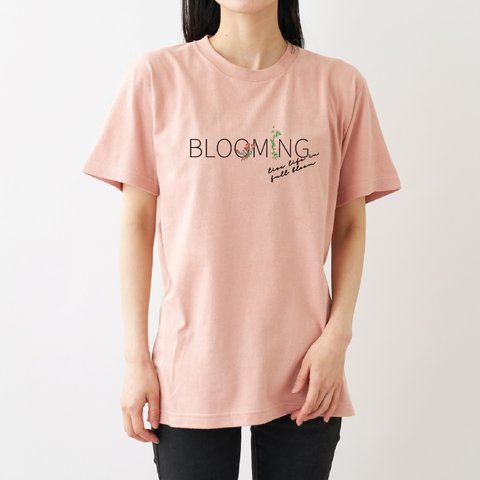  BLOOMING　くすみカラーTシャツ