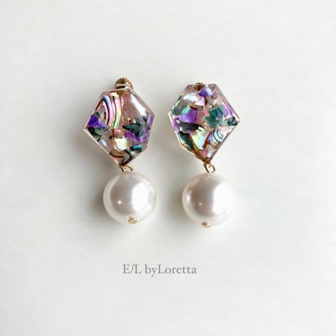 KAKERA shell pearl pierce/earring 