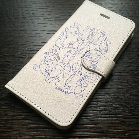 おはよう。おやすみ。テディ。／iPhoneケース