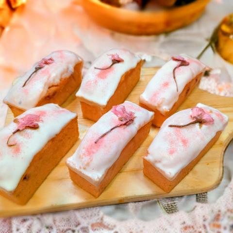 桜のケーキ☆６個入☆桜のパウンドケーキ