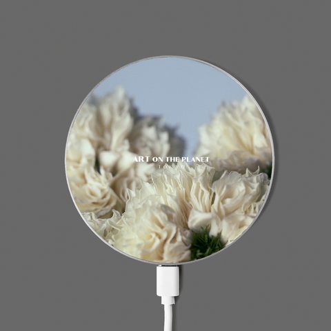 Mobile Battery #063 <white flower>