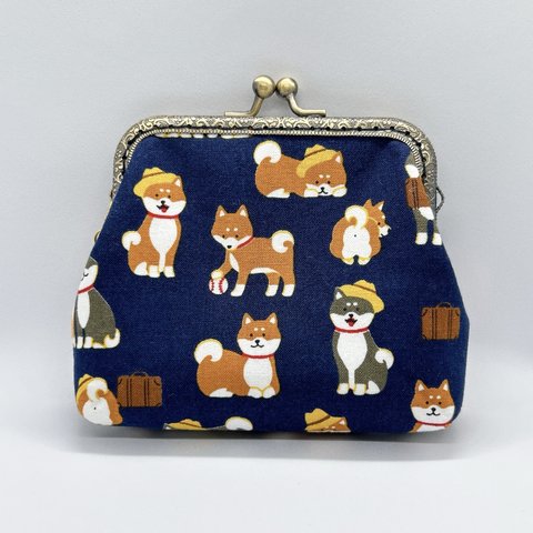 🐕柴犬🐕しばいぬ🐕がま口👛チャーム付き🍀