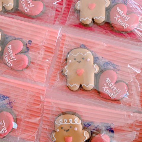 gingerman＆heart cookies