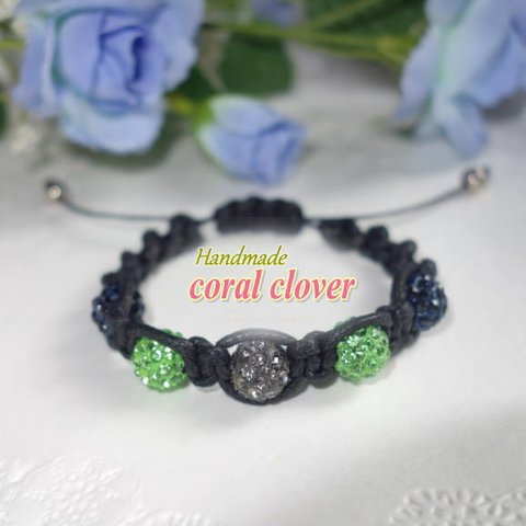 Shamballa Braceletシャンバラブレスレット☆シルバー925ラウンド