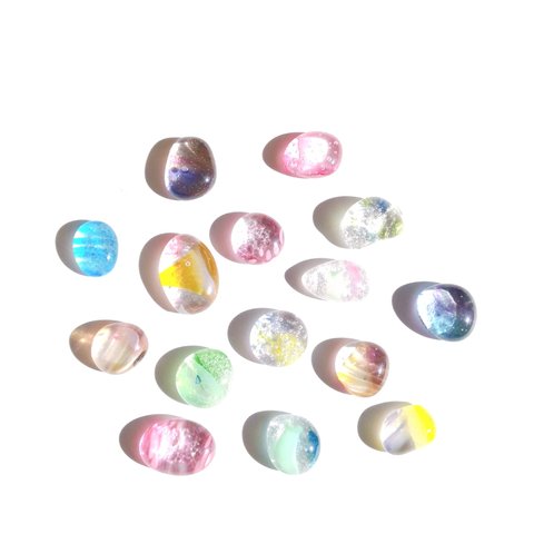 ガラスナギット15個【Candy①】