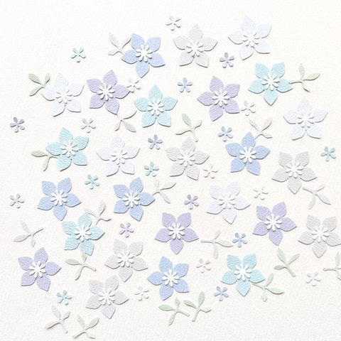 クラフトパンチのお花〜アルバム　色紙　寄せ書き　ペーパークラフト