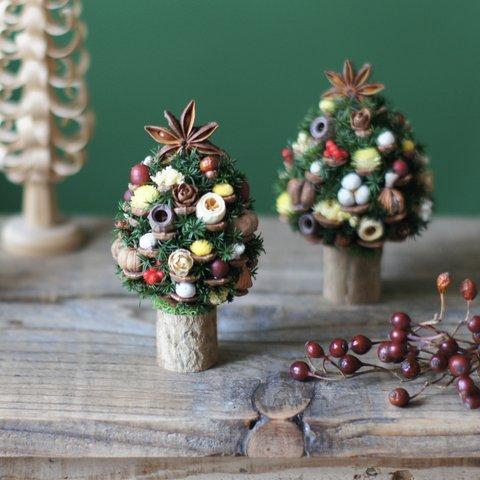 小さな松ぼっくりのクリスマスツリー2023