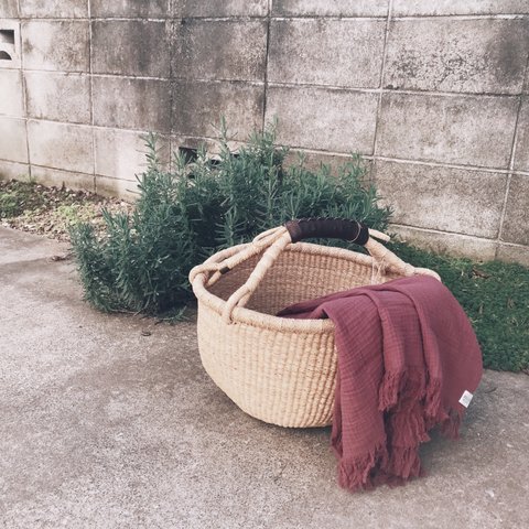 2 Fringe Stole / Burgundy