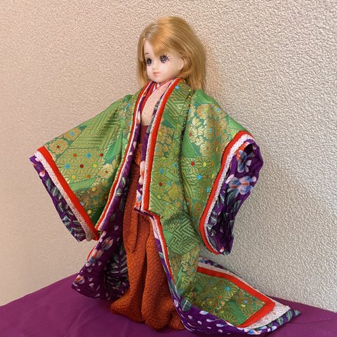 リカちゃん人形服　十二単