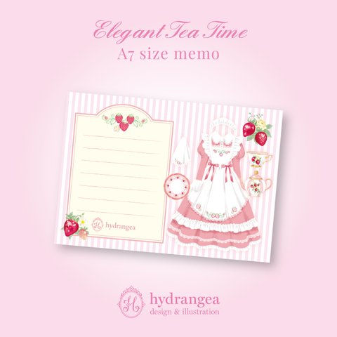【Elegant Tea Time-strawberry dress-】バラメモ