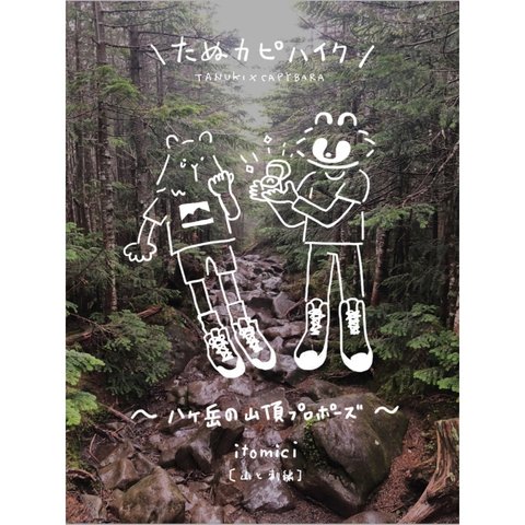 【送料込み】登山エッセイマンガ／たぬカピハイク〜八ヶ岳の山頂プロポーズ／ itomici