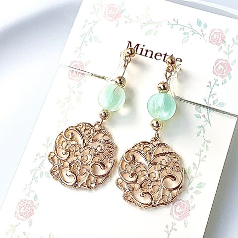 Minette☆ ノンホールピアス ( イヤリング )–CZ008 ❤︎ ピアス 変更無料 ❤︎