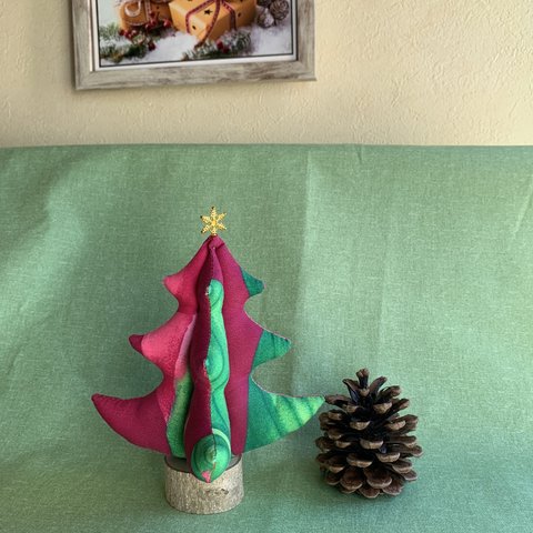 クリスマスツリー　ハワイアン　クリスマスカラー